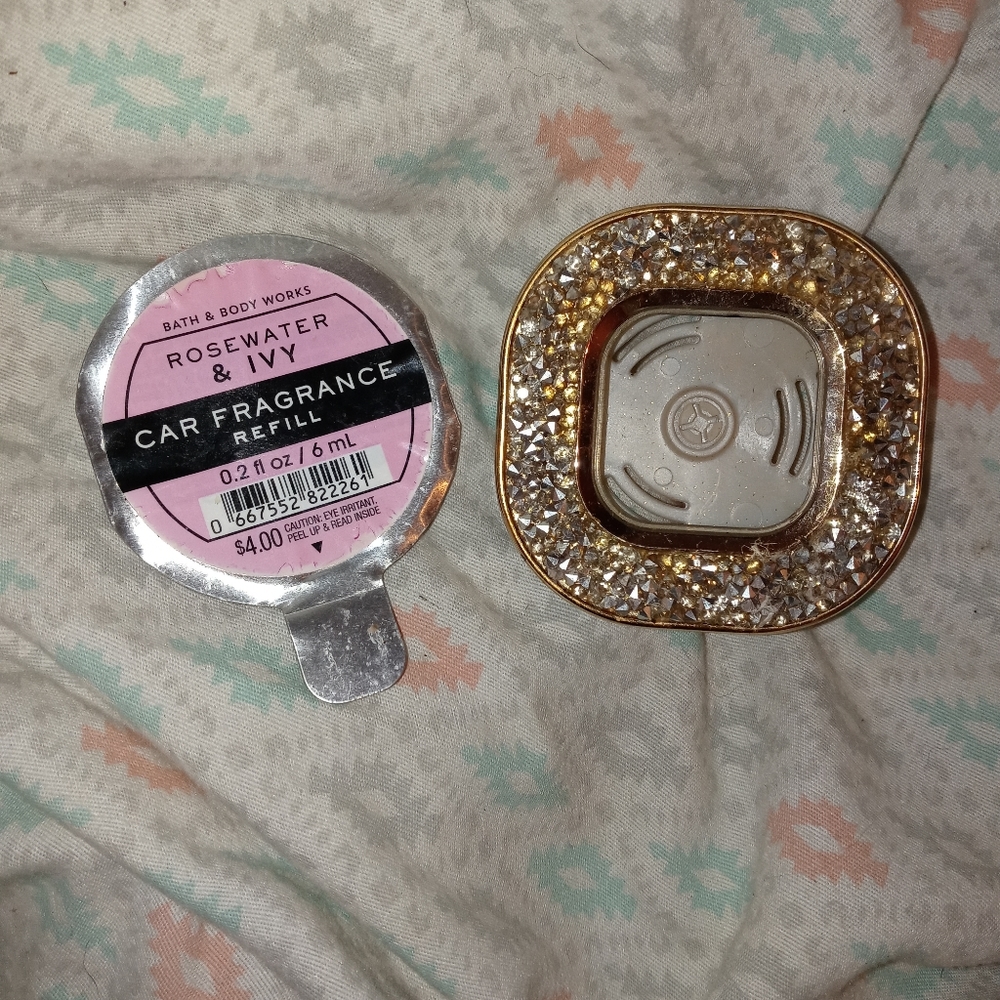 Bath and body works car clip and scent